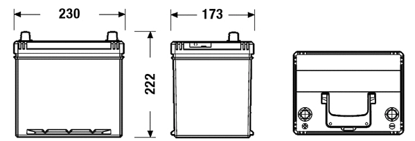 Batterie de démarrage TUDOR TB605