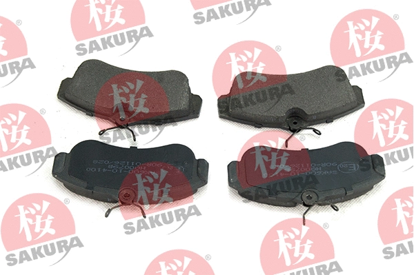 Kit de plaquettes de frein, frein à disque SAKURA 600-10-4100