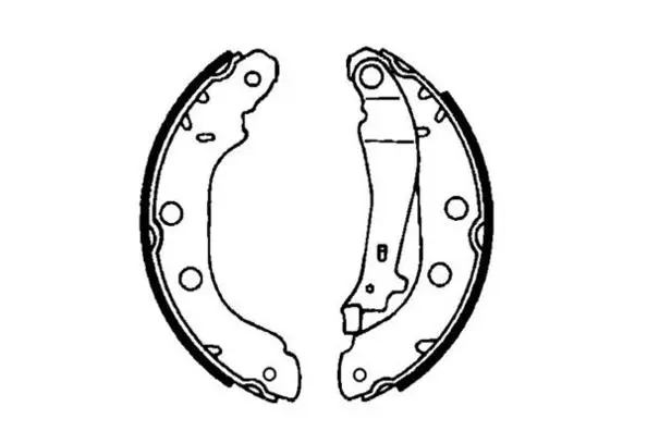 Jeu de mâchoires de frein E.T.F. 09-0537