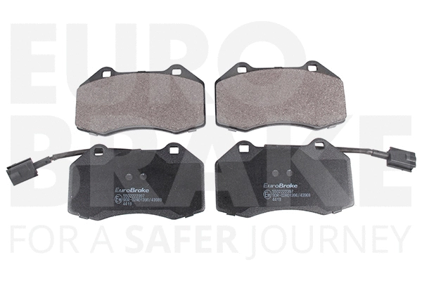 Kit de plaquettes de frein, frein à disque EUROBRAKE 5502222397