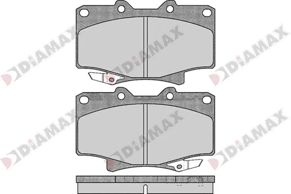 Kit de plaquettes de frein, frein à disque DIAMAX N09739