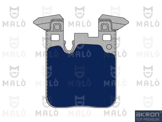 Kit de plaquettes de frein, frein à disque AKRON-MALÒ 1051134