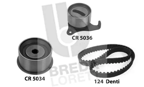 Kit de courroie crantée BREDA LORETT KCD0140