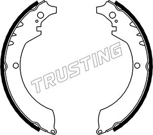 Jeu de mâchoires de frein TRUSTING 026.335