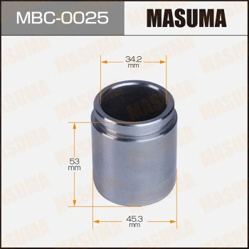Piston, étrier de frein MASUMA MBC-0025