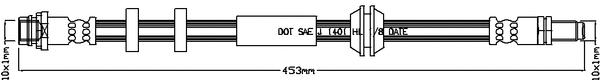 Flexible de frein JURATEK JBH1388