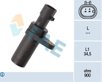 Capteur d'angle, vilebrequin FAE 79195
