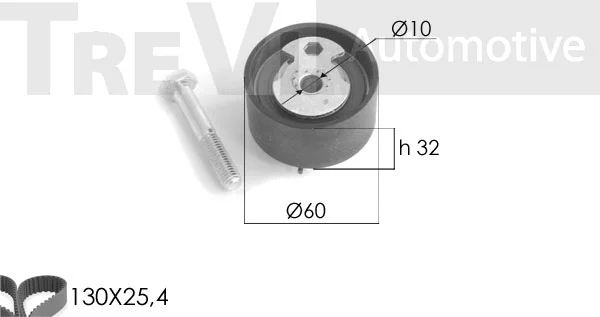 Kit de courroie crantée TREVI AUTOMOTIVE KD1201