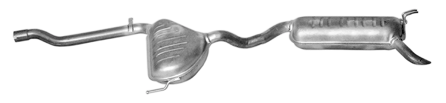 Silencieux arrière NOVAK 06.525MPU