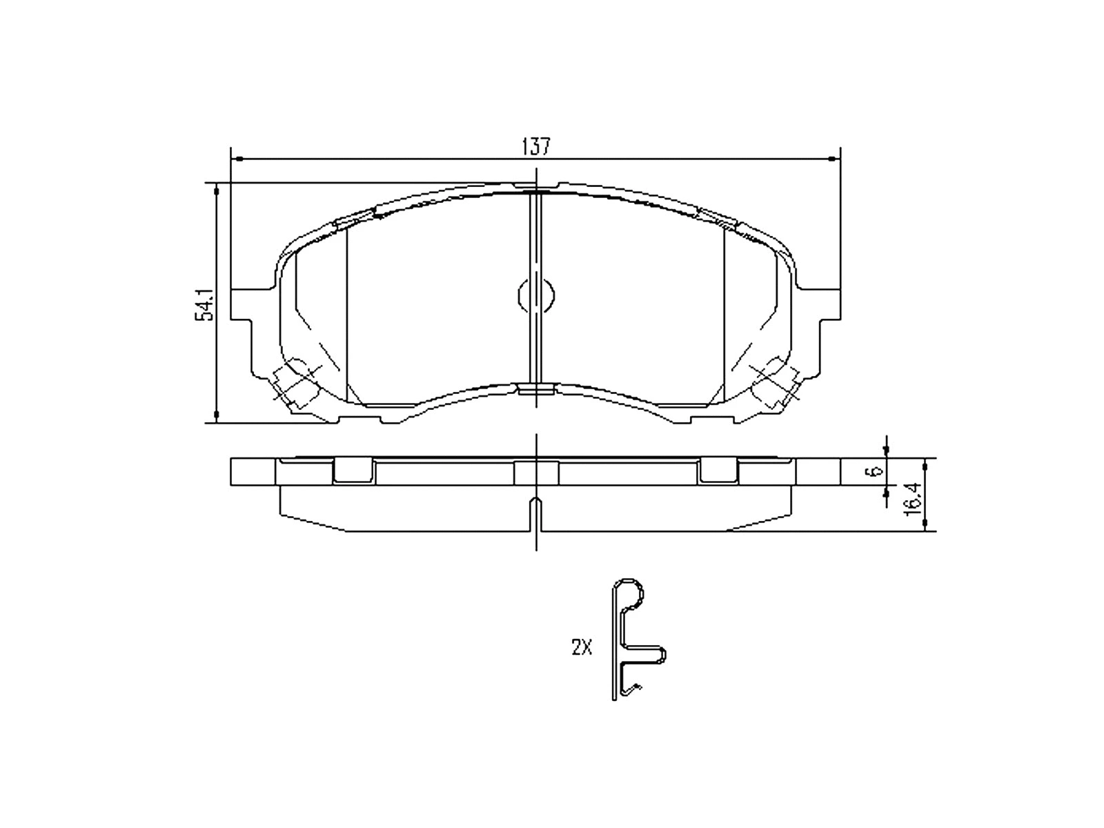 Kit de plaquettes de frein, frein à disque A.Z. Meisterteile AZMT-44-022-1233