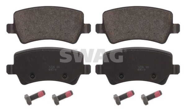 Kit de plaquettes de frein, frein à disque SWAG 50 91 6625
