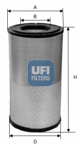 Filtre à air UFI 27.421.00