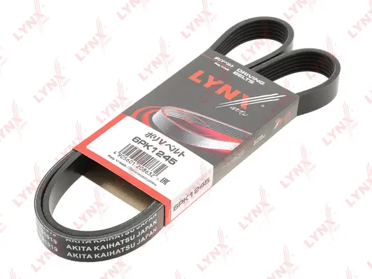 Courroie trapézoïdale à nervures LYNXAUTO 6PK1245