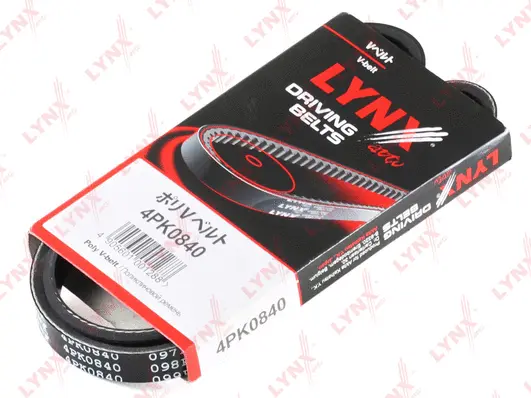 Courroie trapézoïdale à nervures LYNXAUTO 4PK0840