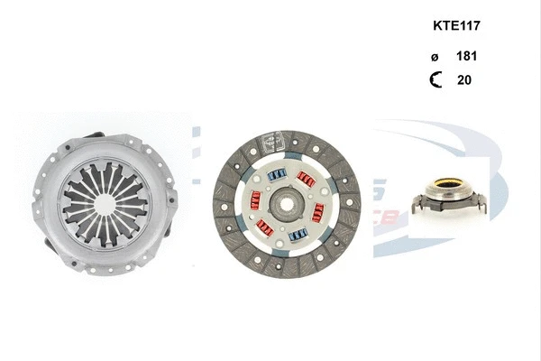 Kit d'embrayage PROCODIS FRANCE KTE117