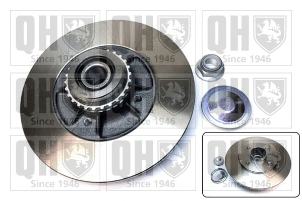 Disque de frein QUINTON HAZELL BDC6001
