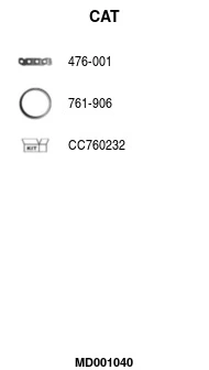 Catalyseur FA1 MD001040