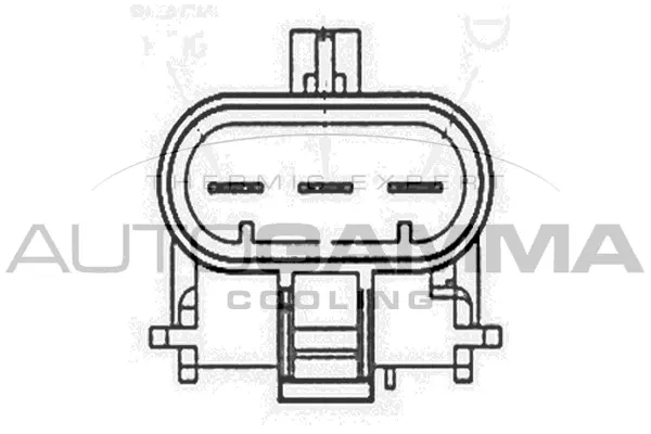 Ventilateur, refroidissement du moteur AUTOGAMMA GA227002