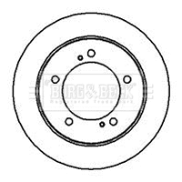 Disque de frein BORG & BECK BBD5028