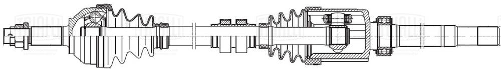 Arbre de transmission TRIALLI AR 1446
