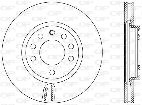 Disque de frein OPEN PARTS BDA2576.20