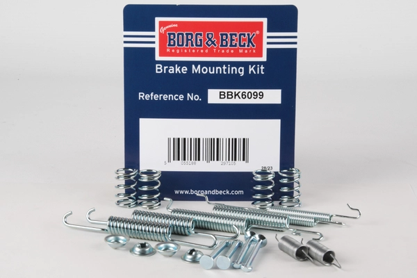Kit d'accessoires, mâchoire de frein BORG & BECK BBK6099