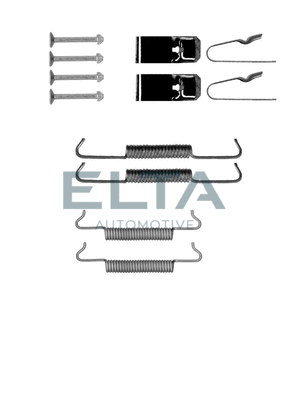 Kit d'accessoires, mâchoires de frein de stationnement ELTA AUTOMOTIVE EA8047