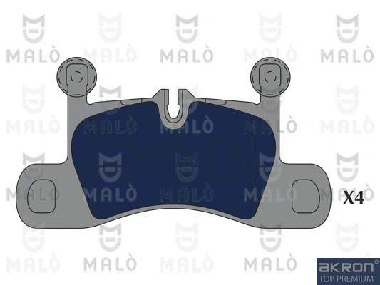 Kit de plaquettes de frein, frein à disque AKRON-MALÒ 1051352
