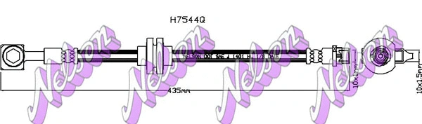 Flexible de frein KAWE H7544Q