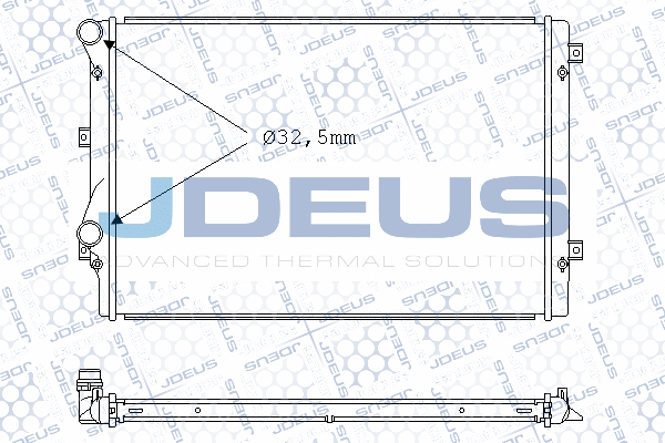 Radiateur, refroidissement du moteur JDEUS M-0010710