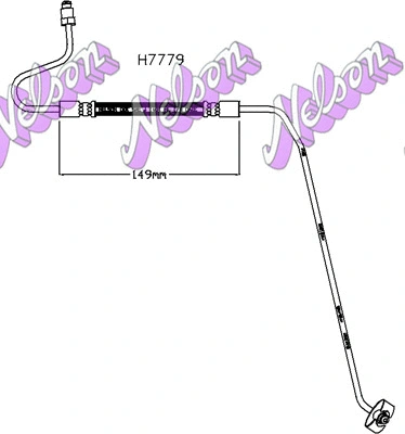 Flexible de frein KAWE H7779