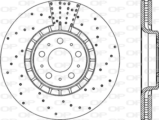 Disque de frein OPEN PARTS BDRS1977.25