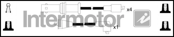 Kit de câbles d'allumage INTERMOTOR 76286