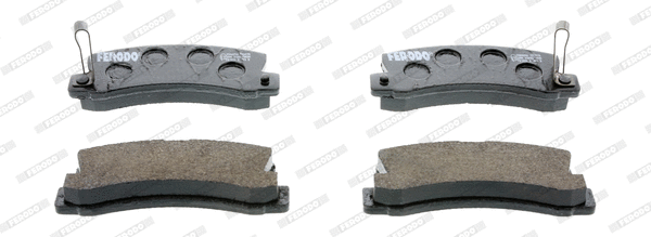 Kit de plaquettes de frein, frein à disque FERODO FDB478