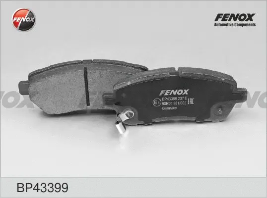 Kit de plaquettes de frein, frein à disque FENOX BP43399