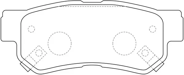 Kit de plaquettes de frein, frein à disque FIT FP0813
