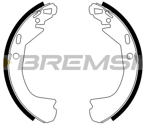 Jeu de mâchoires de frein BREMSI GF4636