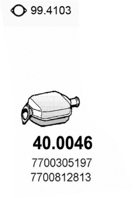 Catalyseur ASSO 40.0046