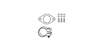 Kit d'assemblage, catalyseur HJS 82 32 6974