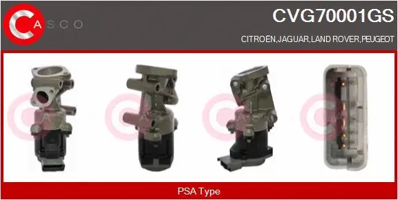 Vanne EGR CASCO CVG70001GS