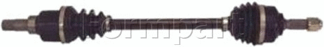 Arbre de transmission FORMPART 21380067/S