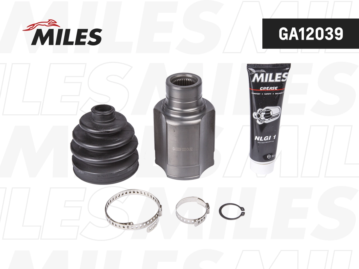 Jeu de joints, arbre de transmission MILES GA12039