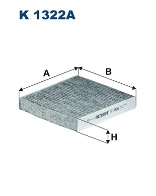 Filtre, air de l'habitacle FILTRON K 1322A