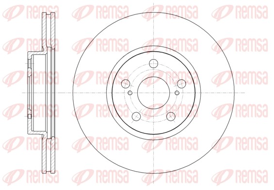 Disque de frein REMSA 61330.10
