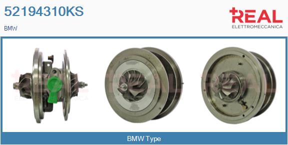 Groupe carter, turbocompresseur REAL 52194310KS