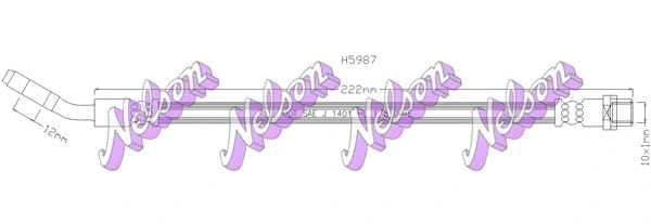 Flexible de frein KAWE H5987