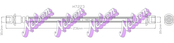 Flexible de frein KAWE H7223