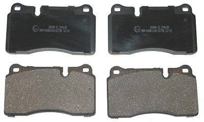 Kit de plaquettes de frein, frein à disque National NP2745