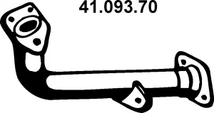 Tuyau d'échappement EBERSPÄCHER 41.093.70