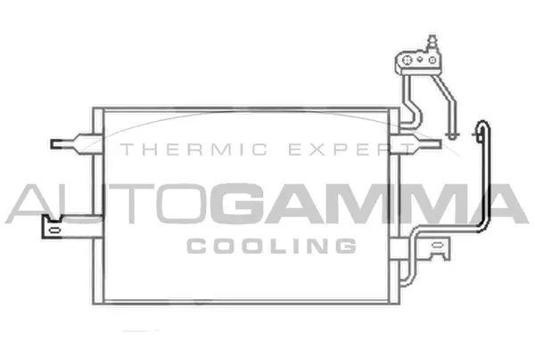Condenseur, climatisation AUTOGAMMA 103523